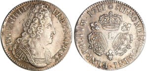 Louis XIV (1643-1715) - Ecu aux 3 couronnes - 1711 L (Bayonne) Louis XIV (1643-1715) - Ecu aux 3 couronnes - 1711 L (Bayonne)