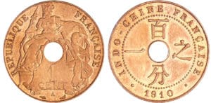 Indochine - 1 cent 1910