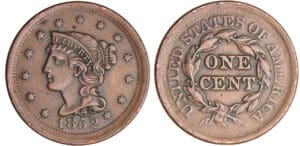 Etats-Unis - Large cent 1852 Etats-Unis - Large cent 1852