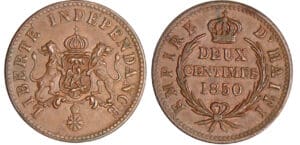 Haïti - Empire (1849-1863) - 2 centime 1850