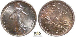 Troisième république (1871-1940) - 50 centimes Semeuse 1909 Troisième république (1871-1940) - 50 centimes Semeuse 1909