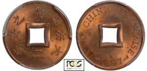 Indochine - Sapèque 1897 A