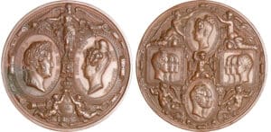 Louis-Philippe 1er - Médaille Louis-Philippe, la reine Marie Amélie et les enfants royaux, visitent l'Hôtel des Monnaies 1833