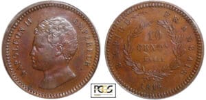 Napoléon II - 10 centimes 1816 Essai