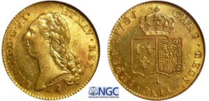 Louis XVI (1774-1792) - Double louis d’or au buste nu - 1786 A (Paris) Louis XVI (1774-1792) - Double louis d’or au buste nu - 1786 A (Paris)