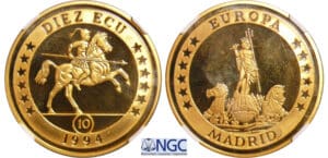 Espagne - 10 ecu 1994