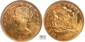 Chili - 100 pesos 1947 So