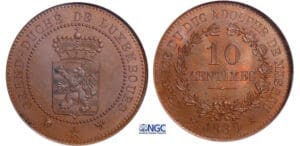 Luxembourg - 10 centimes 1889 essai
