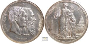 Belgique - Léopold II (1865-1909) - 5 francs 1880