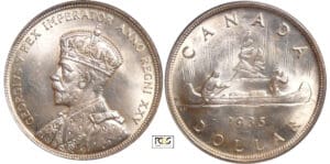 Canada - George V (1910-1936) - Dollar 1935