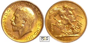 Canada - George V (1910-1936) - Souverain 1918 C