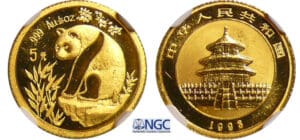 Chine - 5 yuan 1998 (Panda)