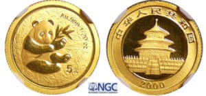 Chine - 5 yuan 2000 (Panda)