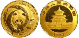 Chine - 200 yuan 2003 (Panda)