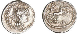Lucilia - Denier (101 av. J.-C.)
