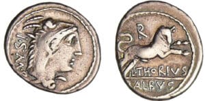 Thoria - Denier (105 av. J.-C.)