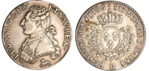 Louis XVI (1774-1792) - 1/5 d'écu aux branches d’olivier - 1796 R (Orléans) Louis XVI (1774-1792) - 1/5 d'écu aux branches d’olivier - 1796 R (Orléans)