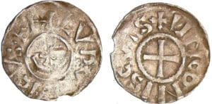 Louis IV d'Outremer (936-954) - Denier (Langres) Louis IV d'Outremer (936-954) - Denier (Langres)