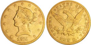 Etats-Unis - 10 dollars 1874 CC (Carlson City) Etats-Unis - 10 dollars 1874 CC (Carlson City)