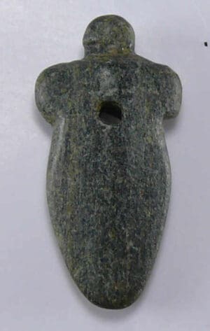 Egypte - Basse époque - Amulette en pierre (homme stylisé) - 633-332 av. J.-C. (26ème-30ème dynastie)