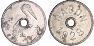 Gabon - Jeton Pélican 1928 SVI