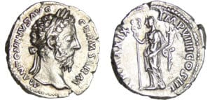 Marc Aurèle - Denier (167, Rome) - La Paix
