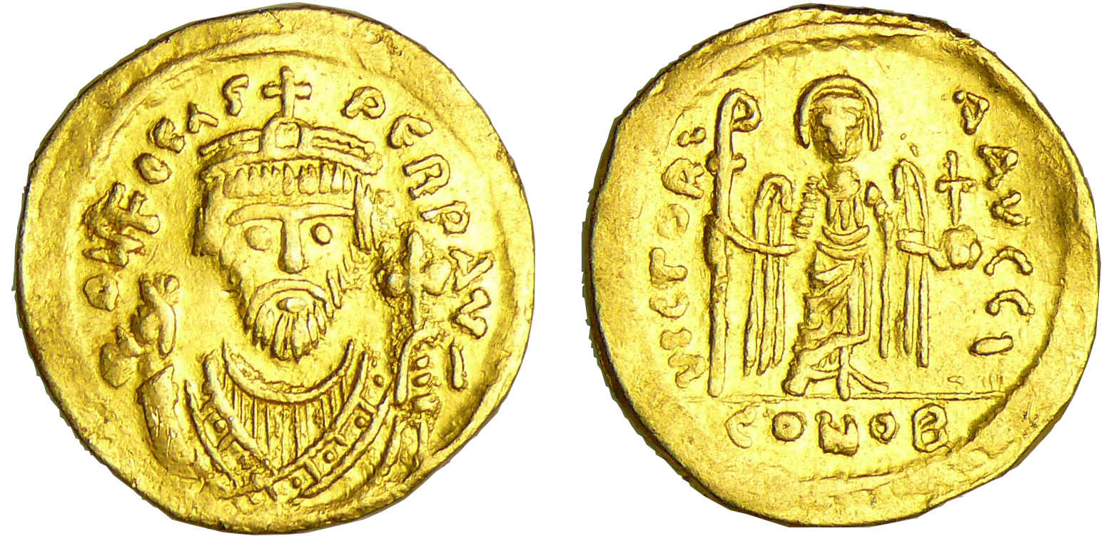 Focas - Solidus (602-610, Constantinople) Focas - Solidus (602-610, Constantinople)