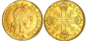 Louis XIV (1643-1715) - Louis d’or à la mèche longue - 1651 X (Amiens) Louis XIV (1643-1715) - Louis d’or à la mèche longue - 1651 X (Amiens)