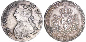 Louis XVI (1774-1792) - Ecu aux branches d’olivier - 1785 R (Orleans) Louis XVI (1774-1792) - Ecu aux branches d’olivier - 1785 R (Orleans)
