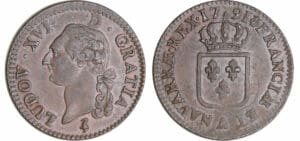 Louis XVI (1774-1792) - Sol - 1791 A (Paris)