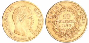 Napoléon III (1852-1870) - 10 francs grand module 1860 A (Paris) Napoléon III (1852-1870) - 10 francs grand module 1860 A (Paris)