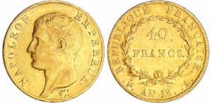Napoléon 1er (1804-1814) - 40 francs empereur An 13 A (Paris)