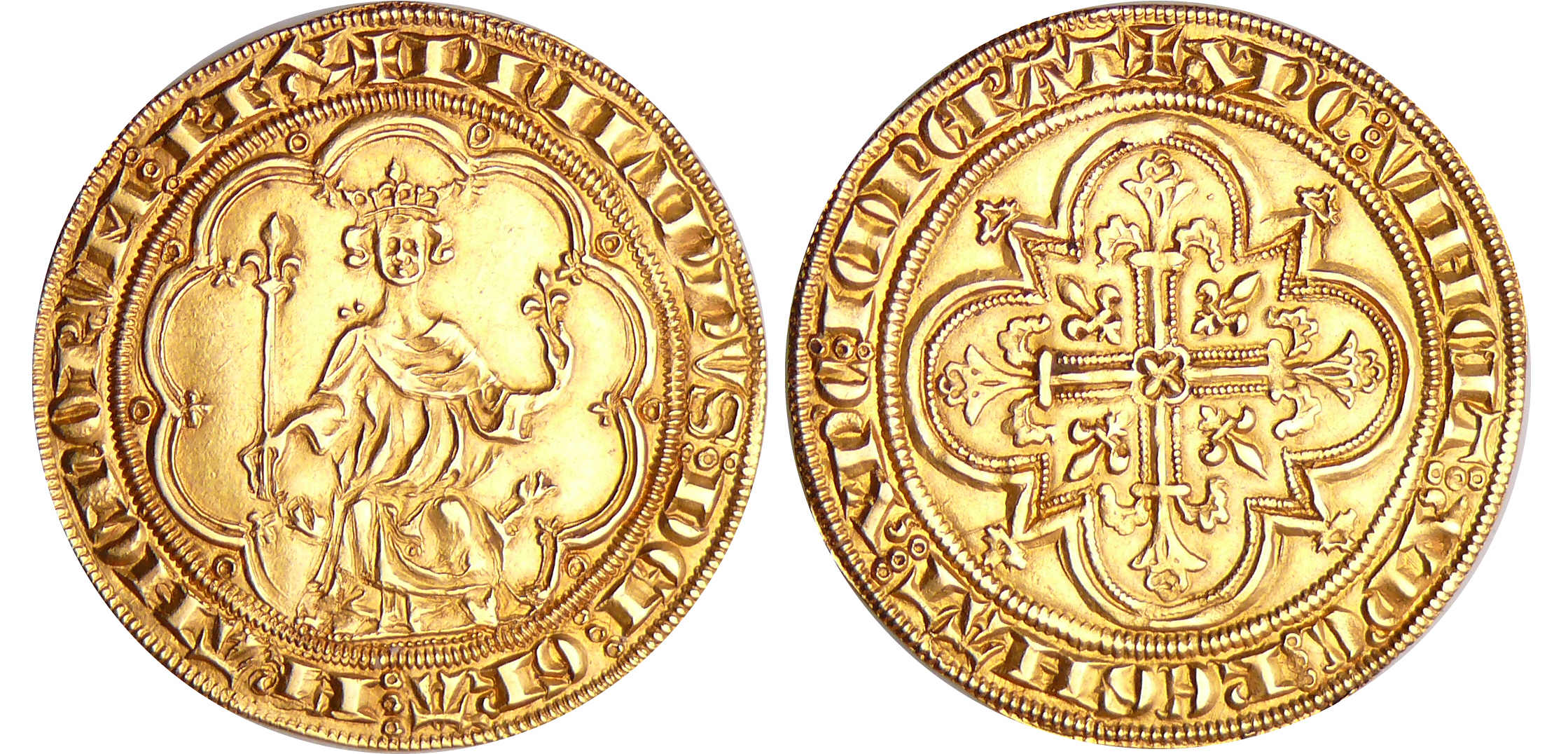 Philippe IV (1285-1314) - Masse d'or (1ère émission 10 janvier 1296) Philippe IV (1285-1314) - Masse d'or (1ère émission 10 janvier 1296)