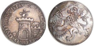 Pays-Bas espagnol - Jeton en argent - La volonté de paix 1595 (Dordrecht)
