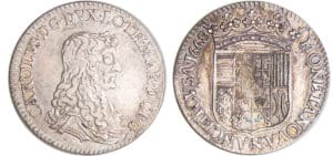 Lorraine - Duché de Lorraine - Charles IV - Demi-teston 1666 (Nancy) Lorraine - Duché de Lorraine - Charles IV - Demi-teston 1666 (Nancy)