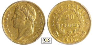 Napoléon 1er (1804-1814) - 20 francs revers empire 1812 R (Rome)