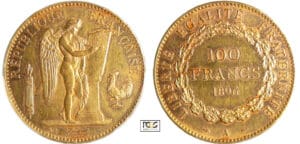 Troisième république (1871-1940) - 100 francs Génie 1896 A (Paris)