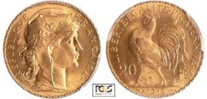 Troisième république (1871-1940) - 20 francs Marianne 1914 A (Paris)