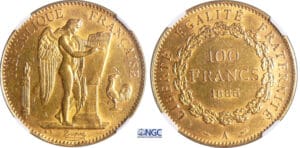 Troisième république (1871-1940) - 100 francs Génie 1885 A (Paris)