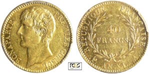 Bonaparte premier consul (1799-1804) - 40 francs An XI A (Paris)