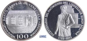 Vénézuéla - 100 bolivares 1983