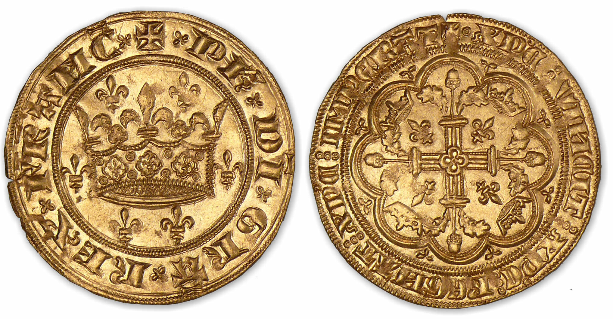 Philippe VI - Couronne d'or. Philippe VI - Couronne d'or.