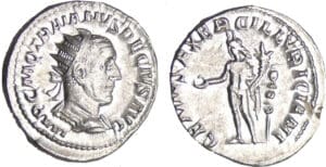 Trajan Dèce - Antoninien (250-251, Rome) - Le Génie Trajan Dèce - Antoninien (250-251, Rome) - Le Génie