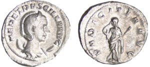 Etruscille - Antoninien (250-251, Rome) - La Pudeur Etruscille - Antoninien (250-251, Rome) - La Pudeur