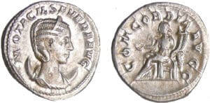 Otacilie - Antoninien (245-247, Rome) - La Concorde Otacilie - Antoninien (245-247, Rome) - La Concorde