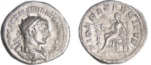 Elagabal - Antoninien (219, Rome) - La Fidélité Elagabal - Antoninien (219, Rome) - La Fidélité