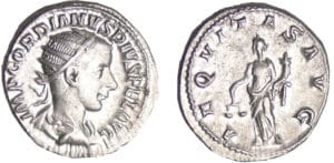 Gordien III - Antoninien (240, Rome) - L'Equité Gordien III - Antoninien (240, Rome) - L'Equité