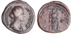 Faustine jeune - Sesterce (161-175, Rome) - La Fécondité