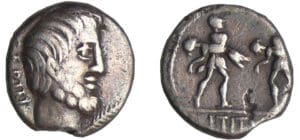 Tituria - Denier (89 av. J.-C.) Tituria - Denier (89 av. J.-C.)