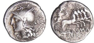 Baebia - Denier (137 av. J.-C.) Baebia - Denier (137 av. J.-C.)